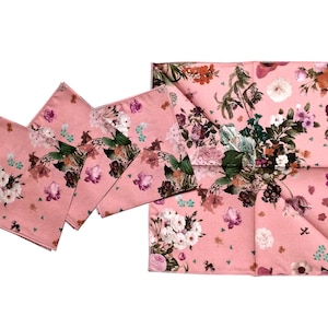 Bouquet Cocktail Napkins - Pink