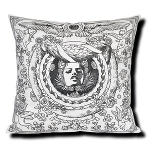 Bliss Pillow - Black/White