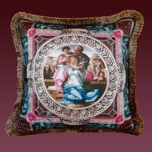 Doni Pillow - Aqua/Pink