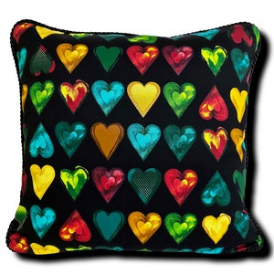 Hearts Fashion Stoffkissen - Multi