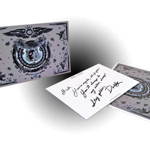 Carte de Note Bliss - bleu ciel/gris