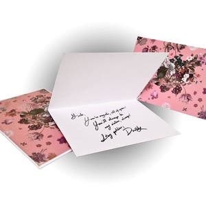 Cartão Buquê - Rosa
