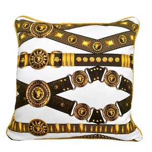 Bondage Fashion Fabric Pillow - White