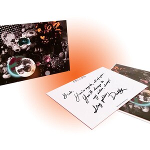 Pop Garden Note Card - Black