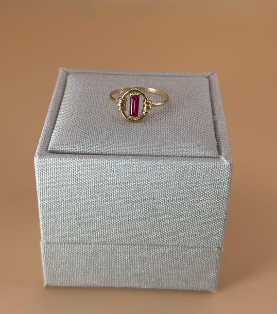 18K Ruby Ring - image 3