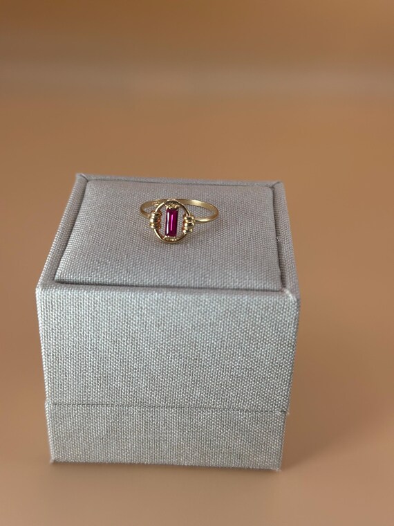 18K Ruby Ring - image 6