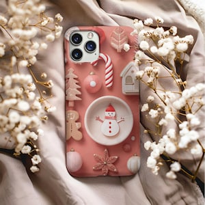 christmas phone case | christmas decor | merry christmas | phone case | festive | Christmas | stocking stuffer | iPhone Case