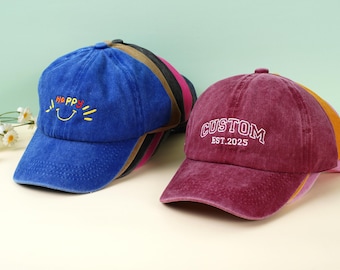 Customized children's hat with text, logo, personalized embroidered baseball cap, group activities, birthday gifts, Christmas gifts