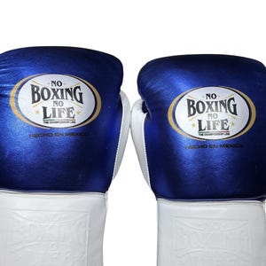 Custom &quot;No Boxing No Life&quot; Gloves -Premium Personalized Boxing Gift for Men | Training, Anniversary, or holiday