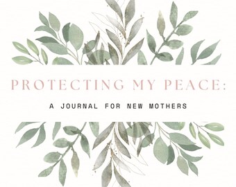 Diario para establecer límites para nuevas mamás / Cuaderno de ejercicios para afrontar la suegra tóxica / Guía imprimible de apoyo emocional