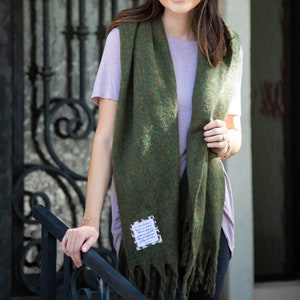 29. Scripture Scarf - Oversized Striped Oblong