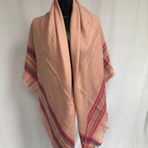 18. Scripture Scarf Pink Plaid Blanket image 6