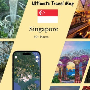 Singapur Karte