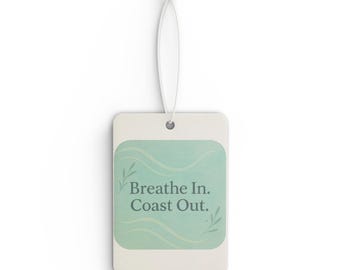 Coastal Car Air Freshener: Aromatherapy Scents - New Car, Pine, Black Ice