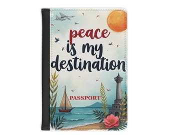 Protège-passeport Wanderlust : porte-documents de voyage coloré