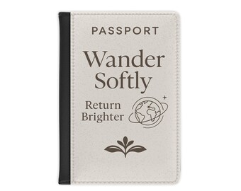 Protège-passeport en similicuir bloquant les RFID : porte-documents de voyage