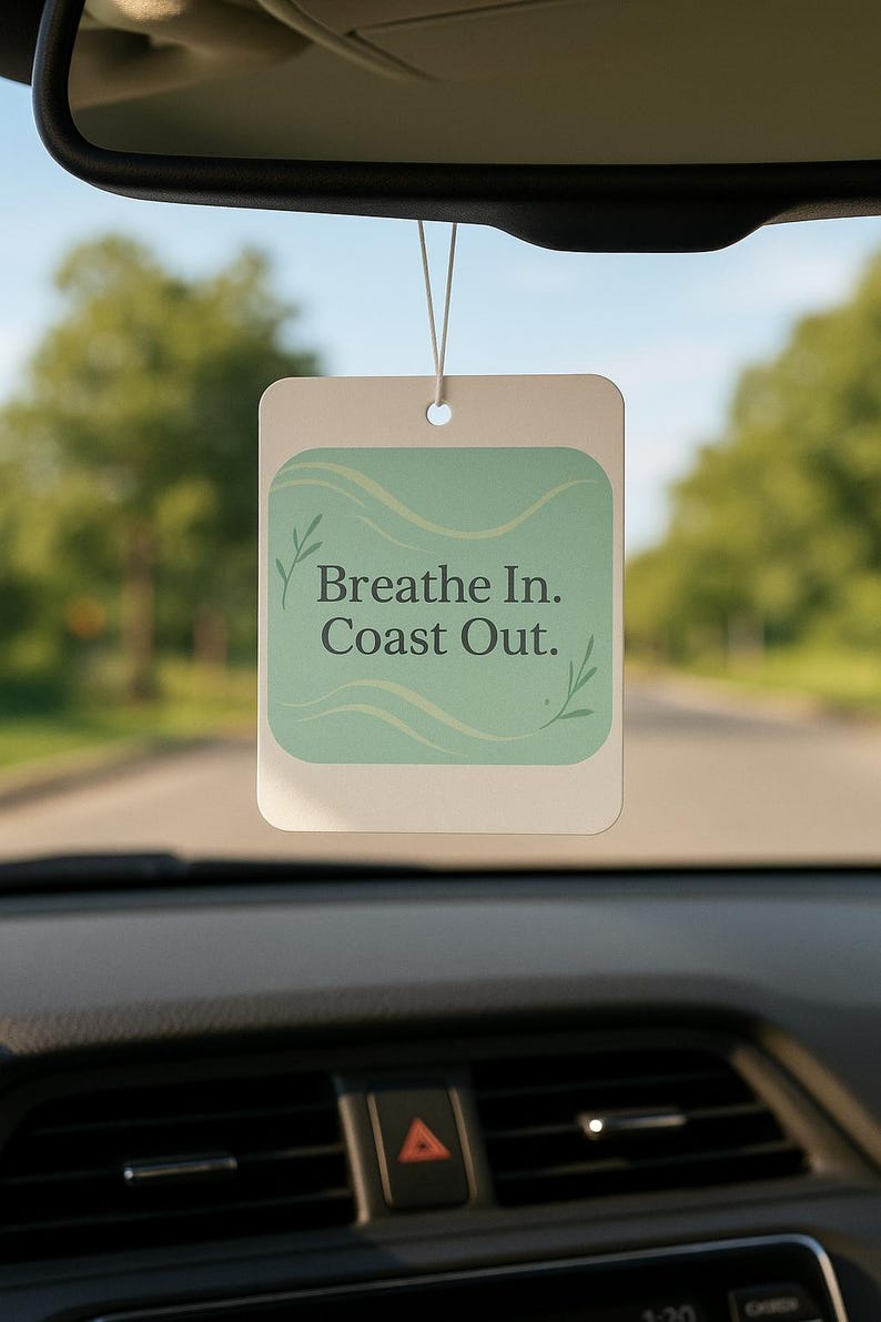 Ambientador para coche Coastal: Aromas de aromaterapia: coche nuevo, pino, hielo negro imagen 6