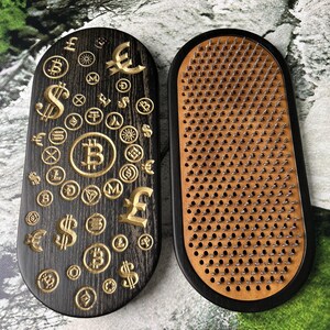 Sadhu board, Yoga gifts, Nail board for meditation, Foot acupuncture, Meditation tool, Sadhu brett, Bed of nails, Nagelbrett, Shakti mat