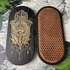 Budget gift, Custom yoga gifts, Inexpensive sadhu board, Meditation gift, Wooden Sadhu Board with nails for foot massage, Personalized gift