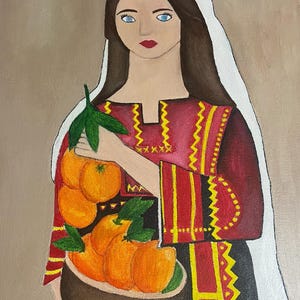 Jaffa oranges print