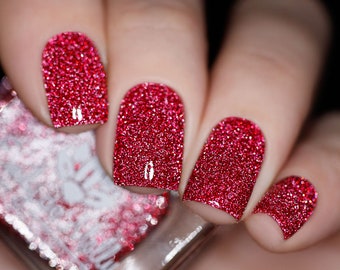 Nail Polish burning Bright A Red Reflective - Etsy New Zealand Nail Polish burning Bright A Red Reflective - Etsy New Zealand