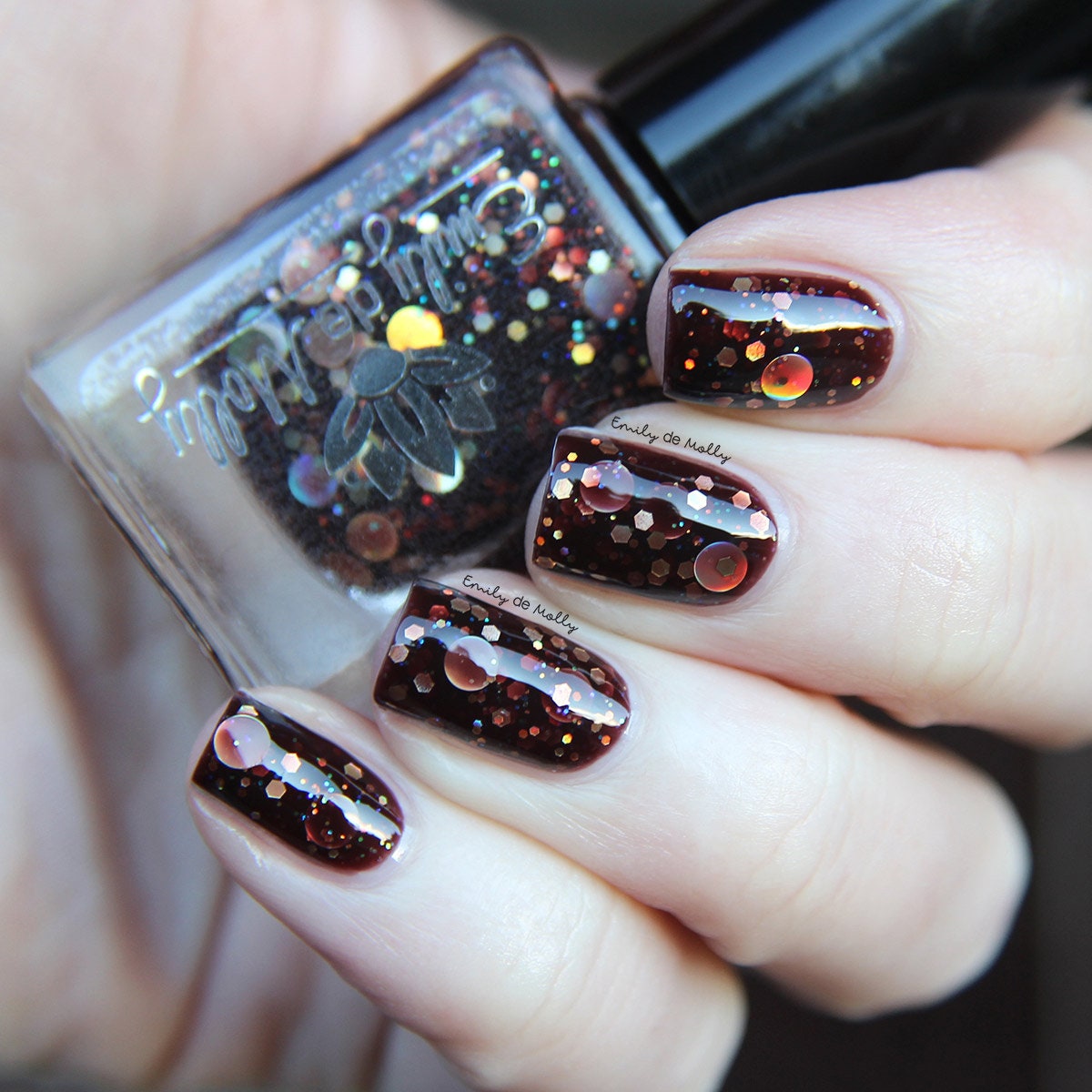 Nail Polish pressure Tested A Dark Brown Jelly - Etsy Israel