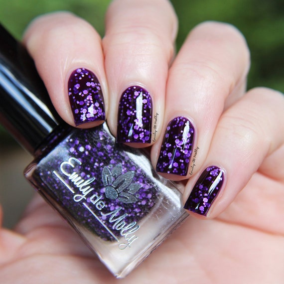 Nail Polish Common Feature A Dark Purple Jelly Etsy