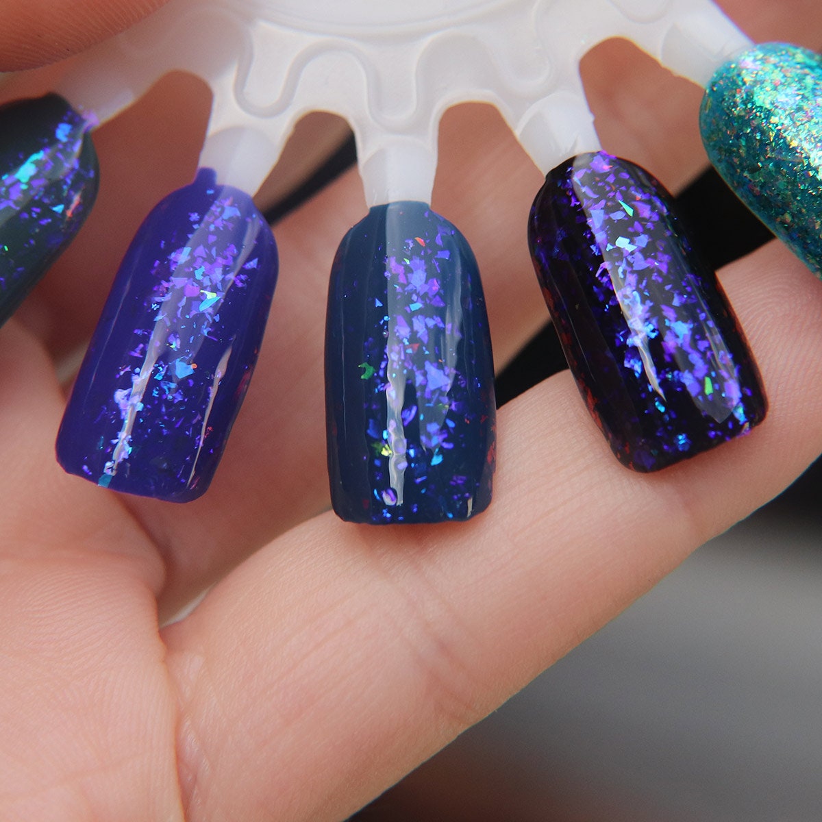 Nail Polish Inflow A Clear Based Topper Filled Etsy