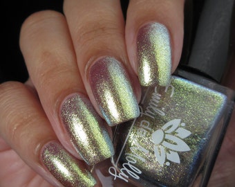 Gold Nail Polish - Oh So Clear - Gold shimmer lacquer