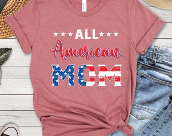 American Flag T-Shirt: Patriotic 4th of July Tee - Bella+Canvas 3001