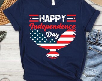 USA Eagle 4th of July T-Shirt: Patriotic Independence Day Tee
