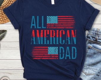 American Flag T-Shirt: Patriotic 4th of July Tee - Unisex Cotton