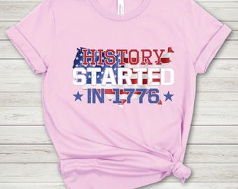 1776 USA Independence Day Tee: Patriotic American Flag T-Shirt