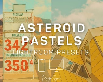 Asteroid Pastels Lightroom Presets | 20 AI Filters | Soft Dreamy Tones | Mobile & Desktop | Instant Download
