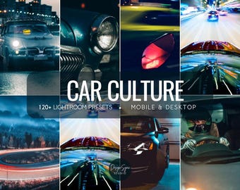 Car Culture Lightroom Presets | Gloss, Chrome Detail FX | Mobile & Desktop | Instant Download
