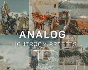 Analog Film Lightroom Presets: Vintage Grain, Warm Tones • Mobile & Desktop Presets