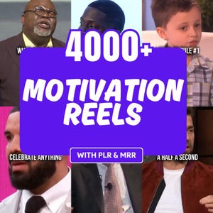 4000+ Motivational Reels Bundle •  Viral Quote Reels for IG, TikTok & Shorts