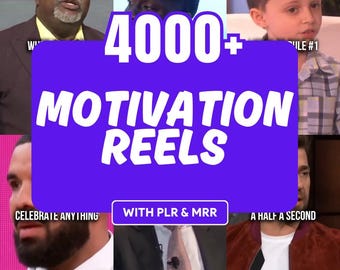 4000+ Motiverande Reels-paket • Virala citat-reels för IG, TikTok och Shorts