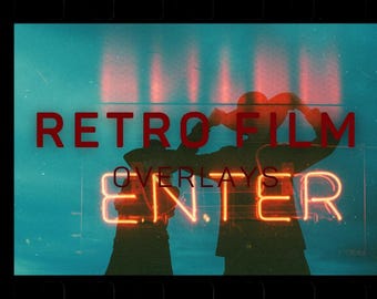 4K Retro Film Overlays: Vintage Grain, Dust & Scratches Frames