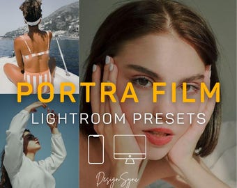 Portra Film Lightroom Presets: Warm Tones, Soft Skin  • Mobile & Desktop Presets