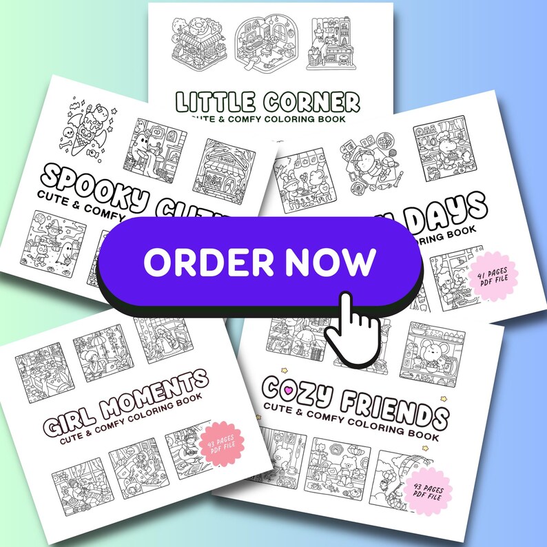 Coloring Books Bundle, Coco Wyo Digital Coloring Pages PDF, Girl ...
