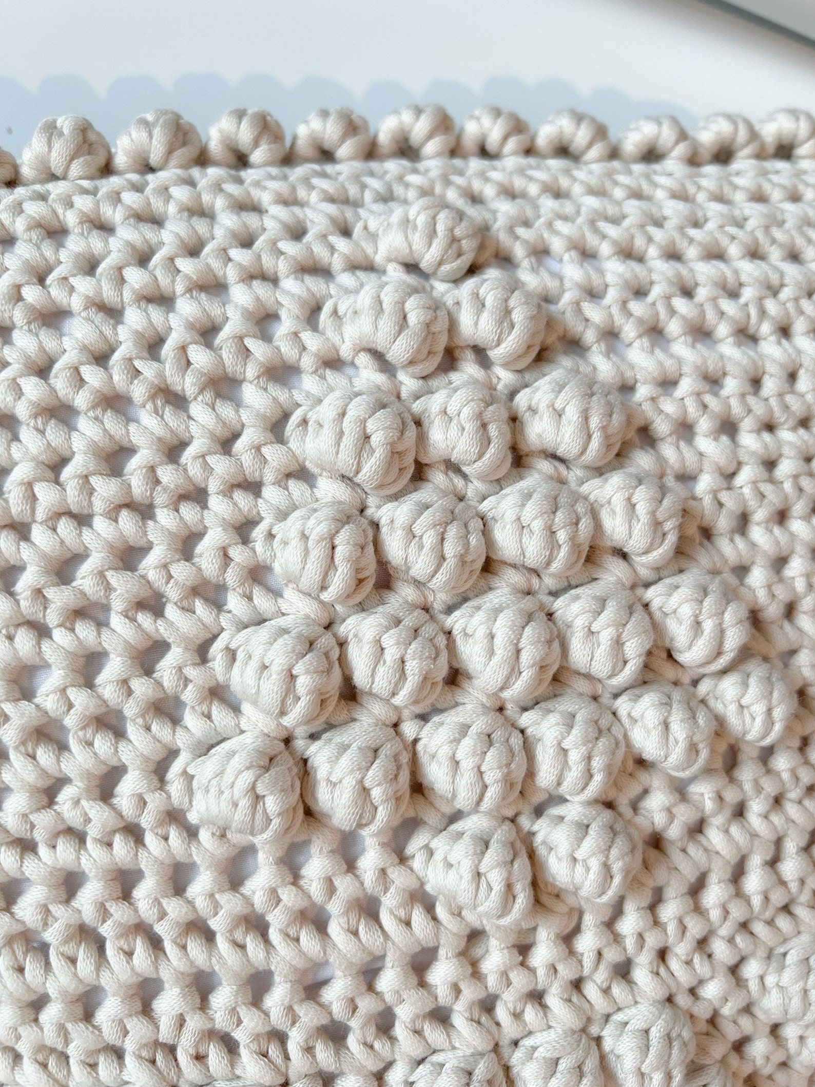 CROCHET PATTERN Pillow Bobble Texture the JOY Pillow - Etsy