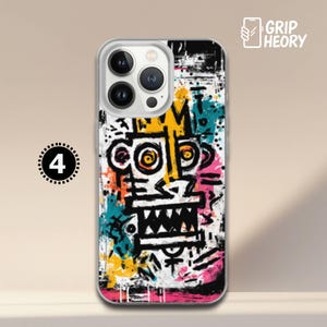 Basquiat Animal Totem Art Phone Case | Street Art Graffiti Cover for iPhone 17 16 15 14, Samsung S25 S24 Ultra, Google Pixel 10 9 Pro XL 4