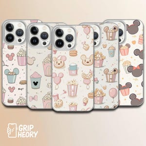 Disney Snack  Phone Case DisneyLand cover for iPhone 16, 15, 14, 13, 12, 11, SE, Samsung S25 Edge, A15, S21, S23, Pixel 9A, 8 Pro