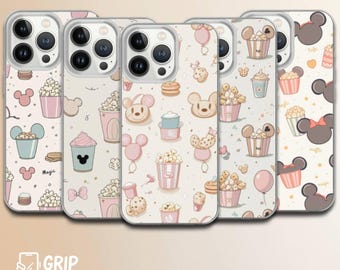 Disney Snack  Phone Case DisneyLand cover for iPhone 16, 15, 14, 13, 12, 11, SE, Samsung S25 Edge, A15, S21, S23, Pixel 9A, 8 Pro