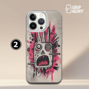 Basquiat Animal Totem Art Phone Case | Street Art Graffiti Cover for iPhone 17 16 15 14, Samsung S25 S24 Ultra, Google Pixel 10 9 Pro XL 2