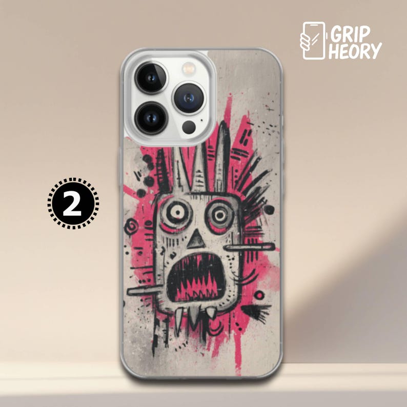Basquiat Animal Totem Art Phone Case | Street Art Graffiti Cover for iPhone 17 16 15 14, Samsung S25 S24 Ultra, Google Pixel 10 9 Pro XL 2