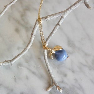Blueberry Necklace, fruit necklace, fruit jewellery, free shipping, blueberry charm, blueberry pendant, food jewellery