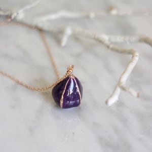 fig necklace, rose gold plated, gift for her, christmas, fruit  necklace, fig pendant, free shipping