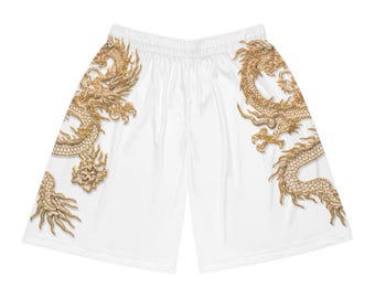 Dragon-basketbalshort, drakenshort, custom shorts